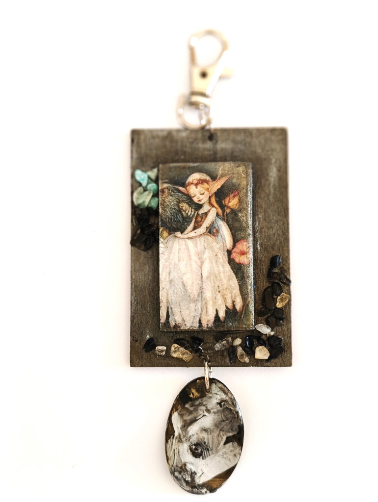Χειροποίητο Bag Charm "Νεραϊδένιο Όνειρο" (One of a Kind)