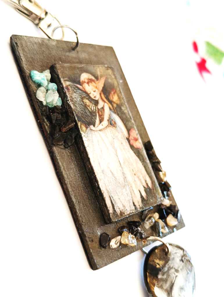 Χειροποίητο Bag Charm "Νεραϊδένιο Όνειρο" (One of a Kind)