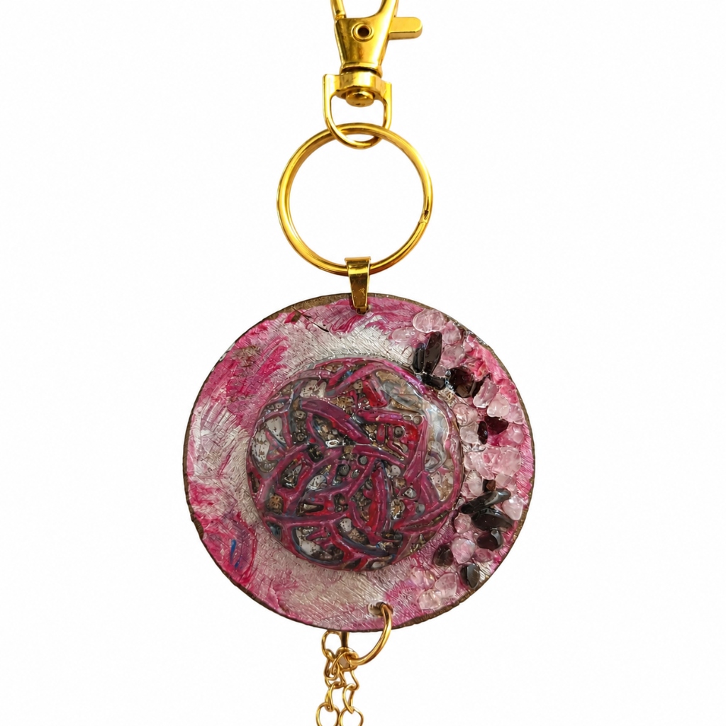 Χειροποίητο Bag Charm "Selene's Whisper" (One of a Kind) - 1