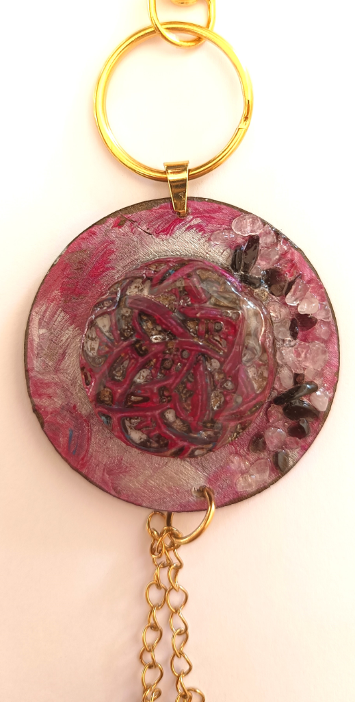 Χειροποίητο Bag Charm "Selene's Whisper" (One of a Kind) - 2