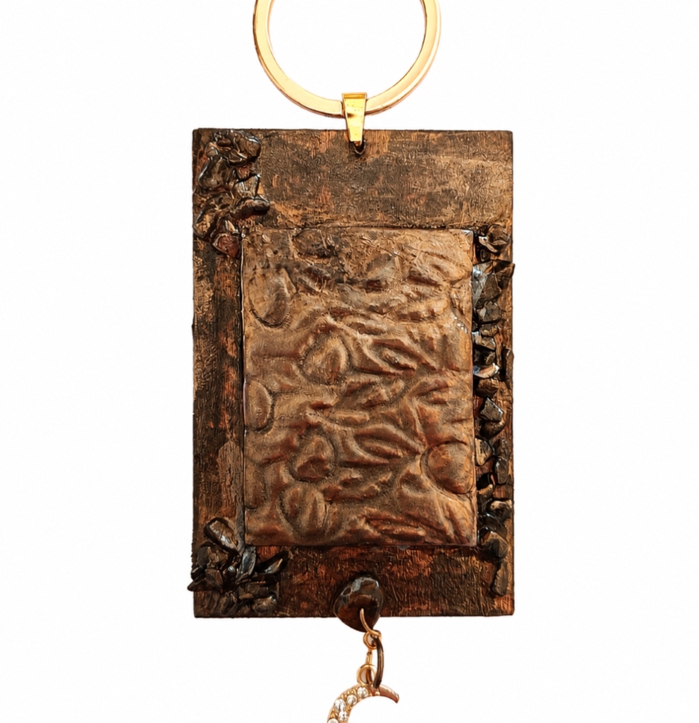 Χειροποίητο Bag Charm "Gilded Tapestry" (One of a Kind) - 1
