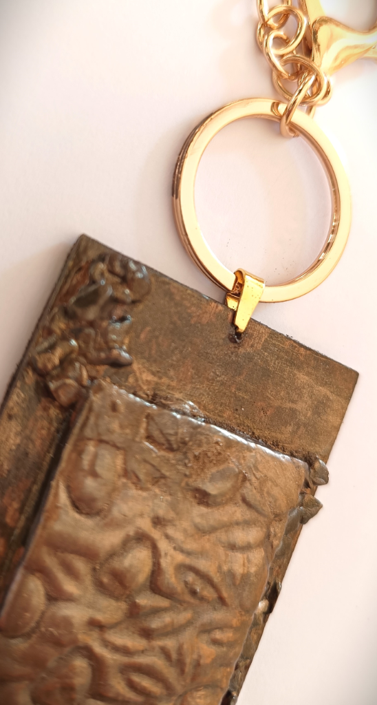 Χειροποίητο Bag Charm "Gilded Tapestry" (One of a Kind) - 2