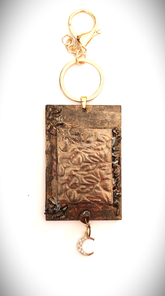 Χειροποίητο Bag Charm "Gilded Tapestry" (One of a Kind) - 5