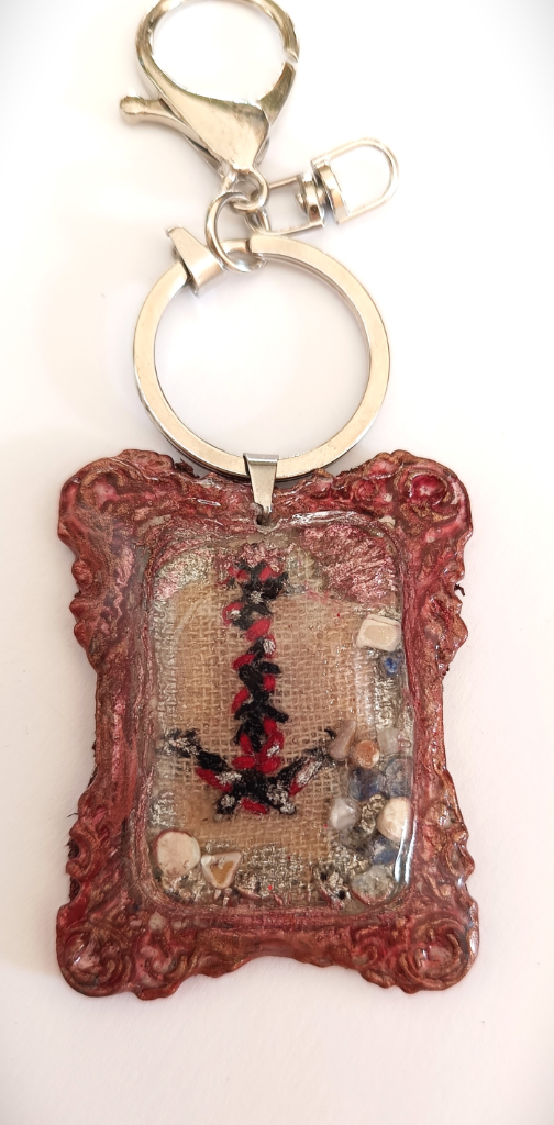 Χειροποίητο Μενταγιόν / Bag Charm "Ocean Relic" (One of a Kind) - 3
