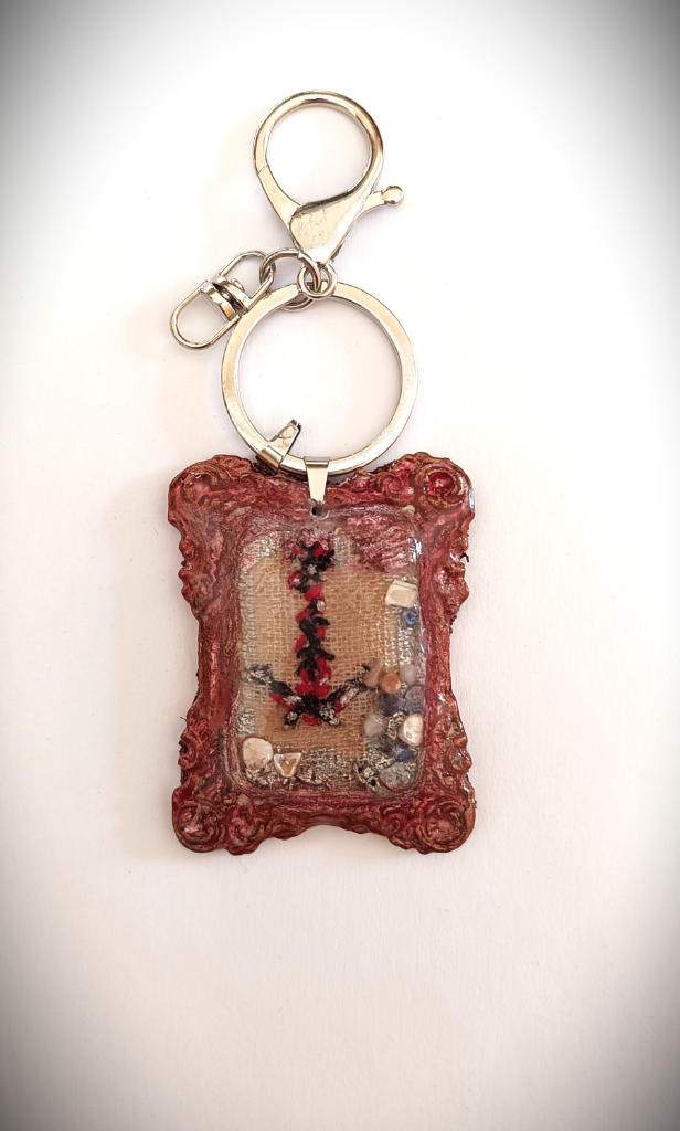 Χειροποίητο Μενταγιόν / Bag Charm "Ocean Relic" (One of a Kind) - 4