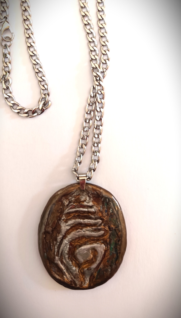 Χειροποίητο Μενταγιόν "Sea Worn Shell" (One of a Kind)