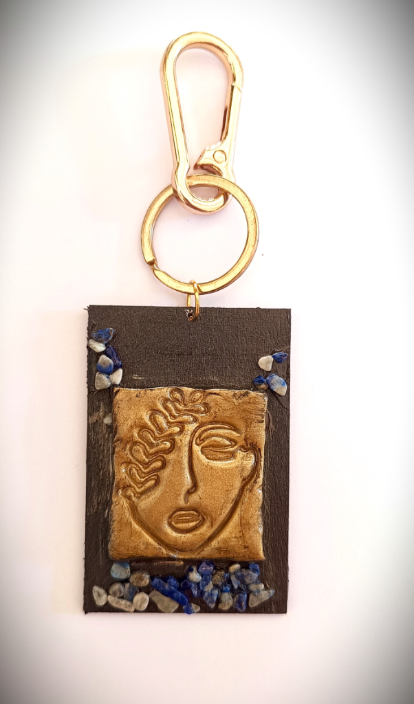 Χειροποίητο Bag Charm "Ancient Whisper" (One of a Kind)