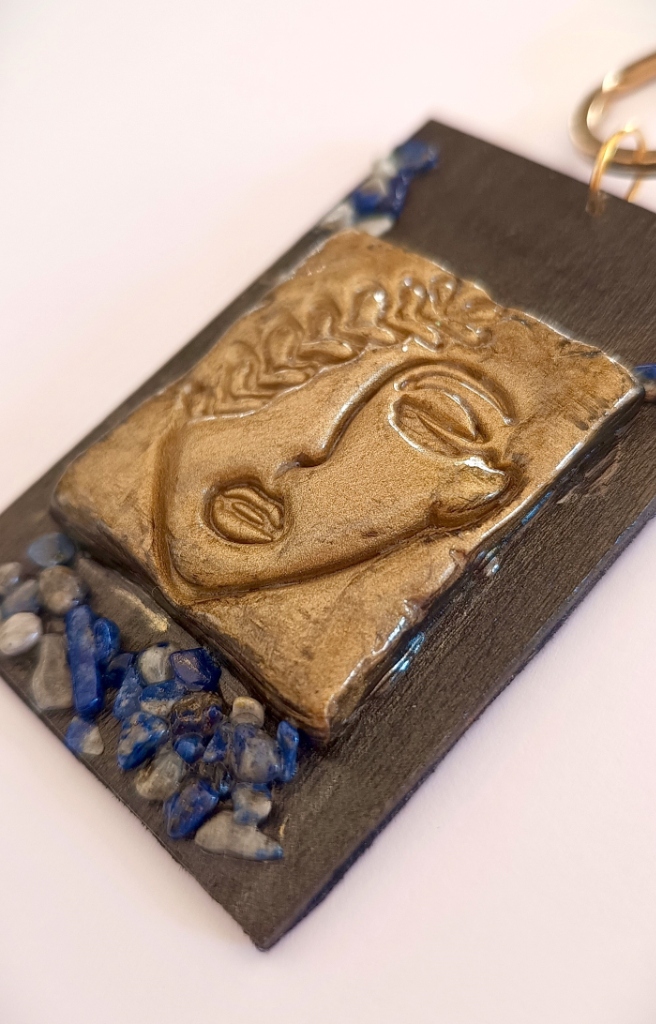 Χειροποίητο Bag Charm "Ancient Whisper" (One of a Kind)