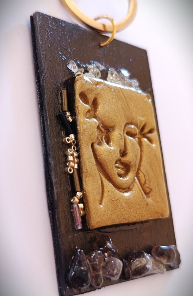 Χειροποίητο Bag Charm "Chrysea" (One of a Kind)